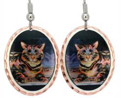 Nickels Cat Earrings