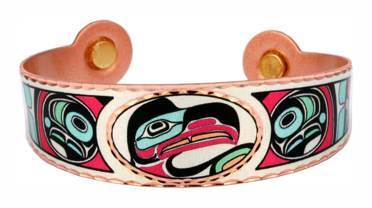 Northwest Native Eagle Art Magnetic Bracelets Northwest Native Eagle Art Magnetic Bracelets