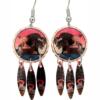 Prairie Prince Buffalo Earrings Designed by Bob Coonts