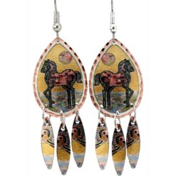 Dangle Horse Earrings Designed by Boob Coonts