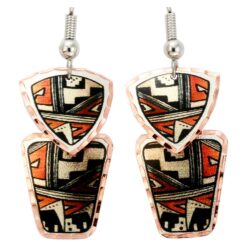Distinctive Native Pueblo Art Earrings Unique and Charming