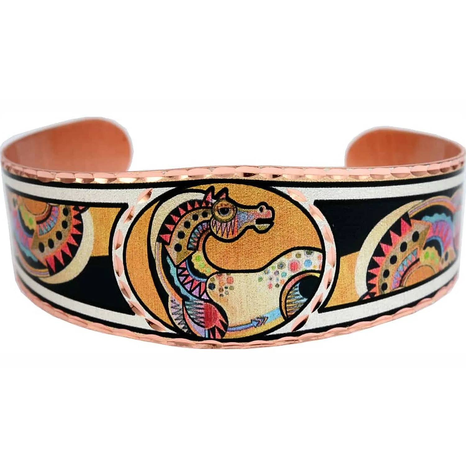 Handmade Jewelry Horse Bracelets Designed by Bob Coonts - Best Handmade Jewelry Gifts Artisan horse cuff bracelet designed by Bob Coonts, selected as the best handmade jewelry gifts for horse and animal lovers.