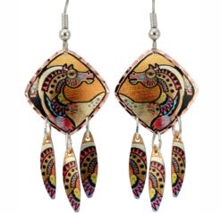 Spirit Stallion Horse Dangle Earrings Bob Coonts