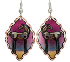 Spirit Stallion Horse Earrings by Bob Coonts