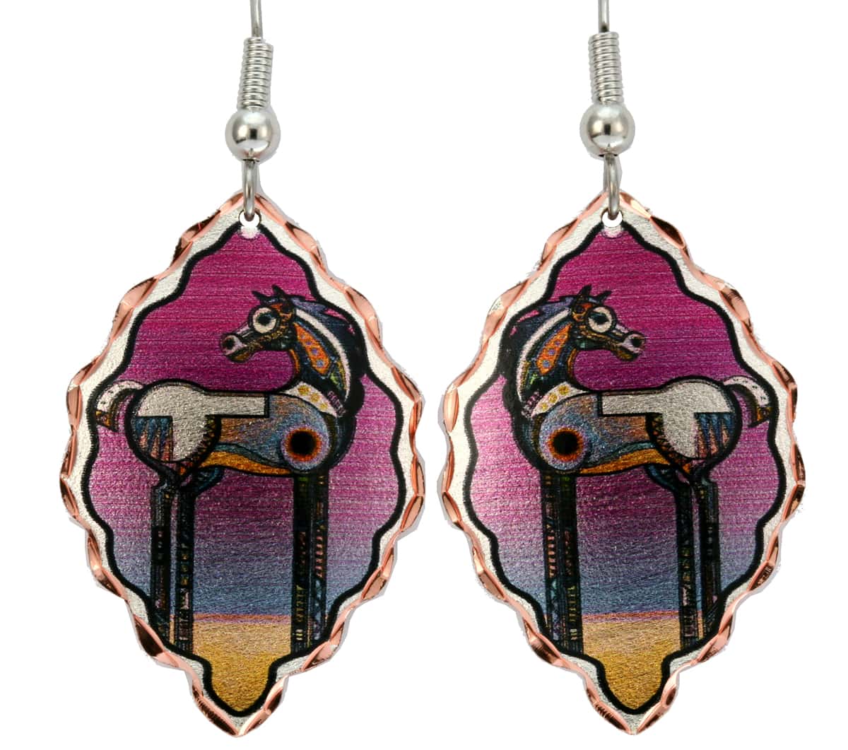 Spirit Stallion Horse Earrings by Bob Coonts Spirit Stallion Horse Earrings by Bob Coonts