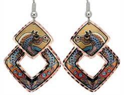 Spirit Stallion Horse Earrings Designed by Bob Coonts