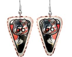 Colorful and Cool Route 66 Earrings
