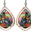 Western Art Jewelry, Bull Rider Earrings