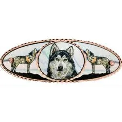 Timber wolves hair clip will evoke delighted admiration