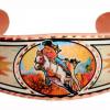 Woman horse racer bracelet perfect for western fashion lovers