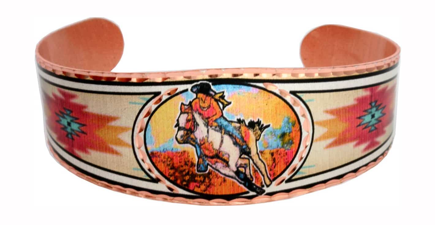 Woman horse racer bracelet perfect for western fashion lovers Woman horse racer bracelet perfect for western fashion lovers