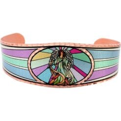 You will attract attention by wearing this pretty angel bracelet