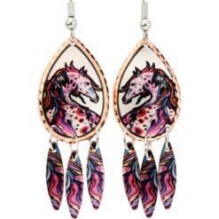 Dangle Appaloosa Horse Earrings
