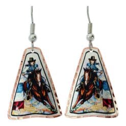 Buy amazing quality and originality western barrel racer rodeo earrings