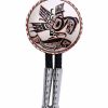 Native Haida eagle and salmon bolo ties handmade from copper silver-plated and diamond cut Native Haida eagle and salmon bolo ties handmade from copper silver-plated and diamond cut
