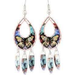If you are looking for original and stylish jewelry these dangle butterfly earrings are perfect choice for you!