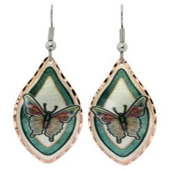 Wearing these pretty butterfly earrings by Copper Reflections will get everyone's admiration