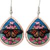 Wonderful monarch butterfly earrings, unique jewelry that you have never seen before