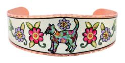 Buy flower decorated cat bracelet pretty and stylish