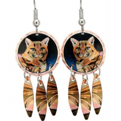 Pretty Whimsical Cat Earrings