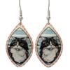 Black and white cat earrings, You will be sure to enjoy these cut cat jewelry