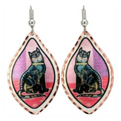Sitting Egyptian Cat Earrings