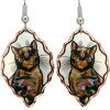 Cute Cat Earrings, Bob Coonts Designed Art Jewelry