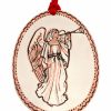 Unique handmade copper Christmas tree ornaments, angel ornament