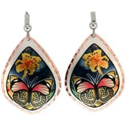 Buy fun to wear magnificent colorful butterfly earrings