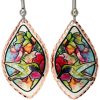 Colorful Hummingbird Earrings, Must Have Art Jewelry Earrings