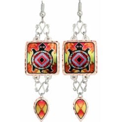 Buy truly special native turtle earrings at Copper Reflections online store.