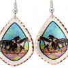 Colorful Wild Horses Earrings