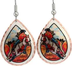 Cowgirl barrel racer earrings perfect choice for women who love western fashion