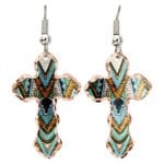 Native American Cross Earrings