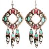 Colorful Dangle Native American Earrings