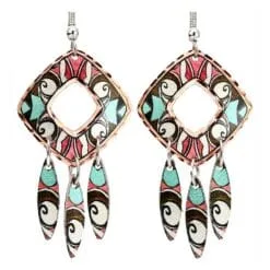 Art Jewelry by Lynn Bean, Dangle Native Earrings