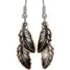 Eagle Copper Feathers Earrings
