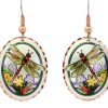 Dragonfly earrings handmade in vivid colors will brighten up your days Dragonfly earrings handmade in vivid colors will brighten up your days