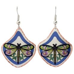 Colorful dragonfly earrings for a classy and sophisticated look