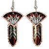Buy Unique Earrings for Women, Dangle Feather Art Earrings