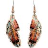Wholesale Art Jewelry Earrings, Red Tailed Hawk Earrings