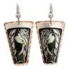 Buy Eagle and Feathers Artwork Earrings Designed by Lynn Bean