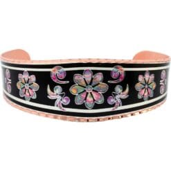 Black background flower bracelet will take your breath away