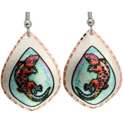 Wholesale Southwestern Art Jewelry, Gecko Earrings