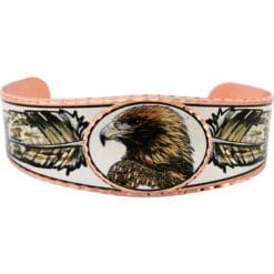You will be impressed with stylishness and originality of this golden eagle bracelet