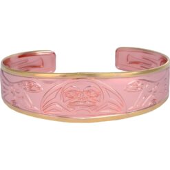 Wholesale Copper Jewelry, Embossed Copper Bracelets in Native Haida Sun and Eagle Design