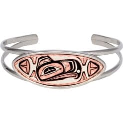 Native Haida eagle wire bracelets, you will be impressed with stylishness and originality of these handcrated bracelets