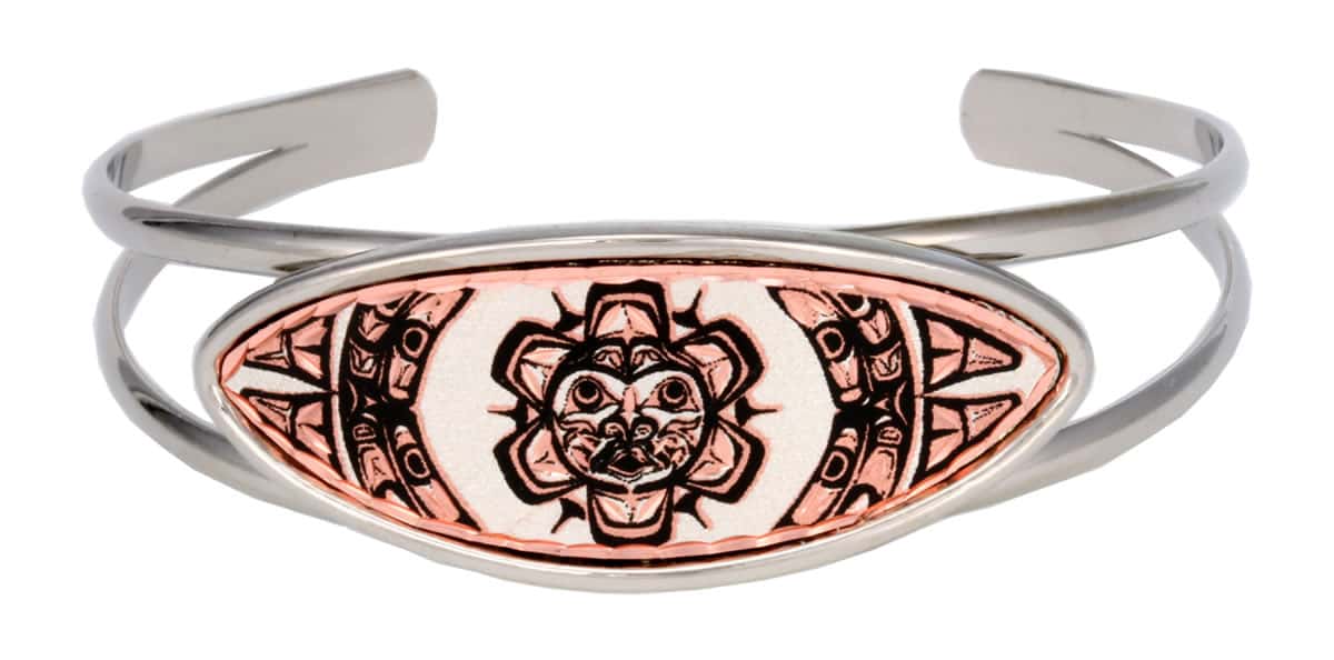 Native Haida sun totem wire bracelets that is not only pretty but also fun to wear Native Haida sun totem wire bracelets that is not only pretty but also fun to wear