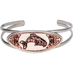 Native Haida Killer wire bracelets, wholesale handcrafted bracelets