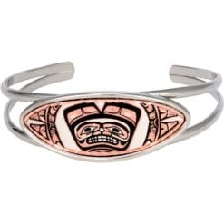 Native Haida bear wire bracelets that is not only pretty but also fun to wear
